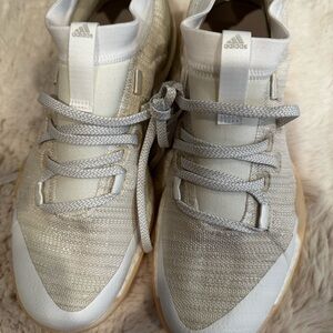 Adidas Cream and white Knit Sneakers